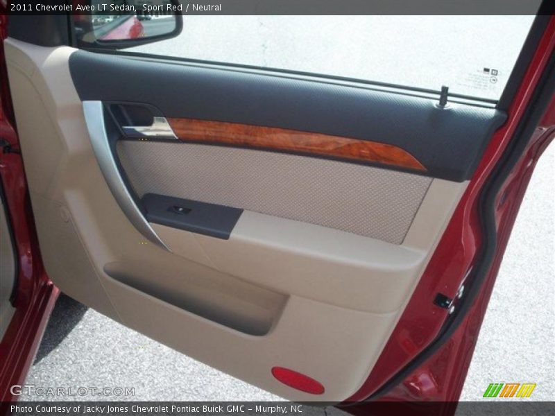 Sport Red / Neutral 2011 Chevrolet Aveo LT Sedan