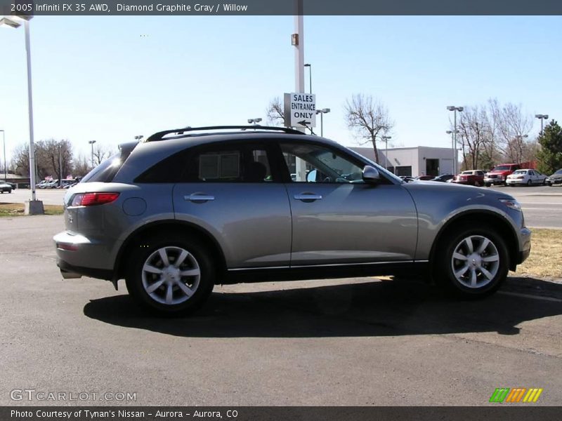 Diamond Graphite Gray / Willow 2005 Infiniti FX 35 AWD