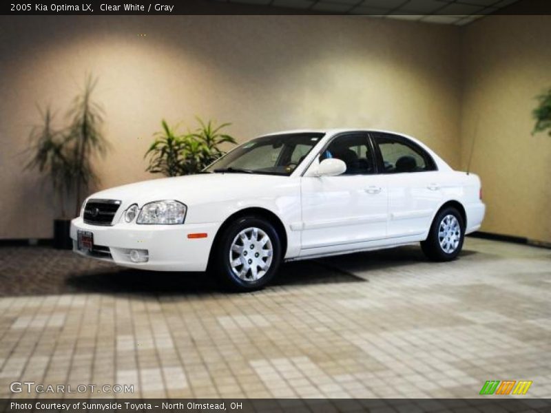 Clear White / Gray 2005 Kia Optima LX