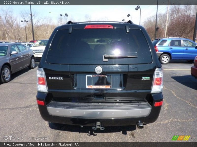 Black / Black 2010 Mercury Mariner V6 4WD