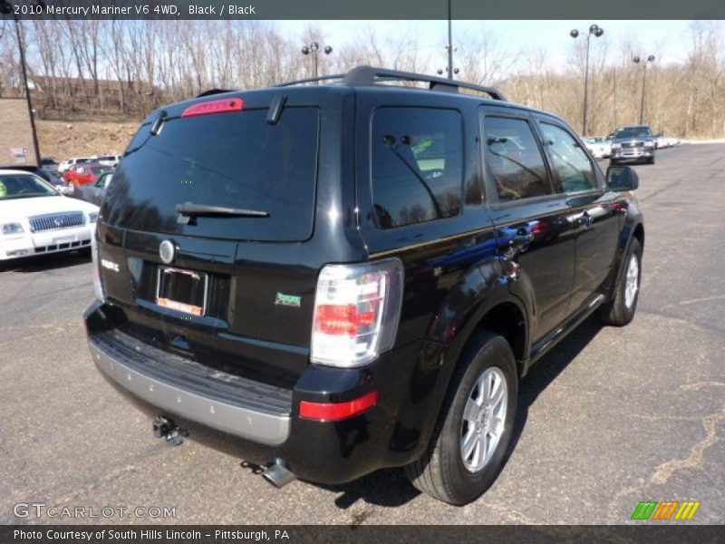 Black / Black 2010 Mercury Mariner V6 4WD