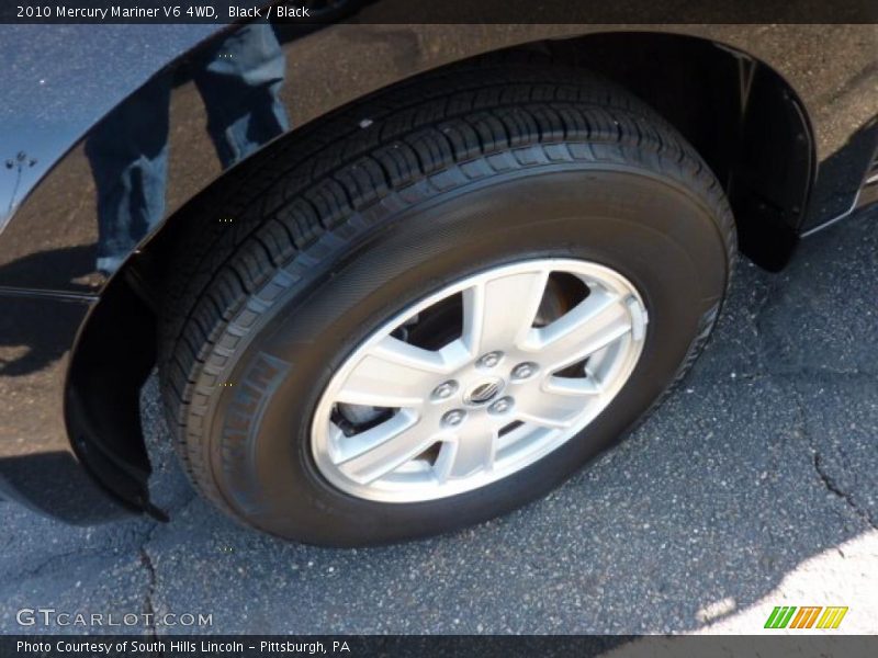 Black / Black 2010 Mercury Mariner V6 4WD