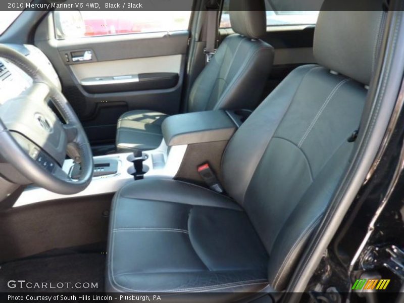 Black / Black 2010 Mercury Mariner V6 4WD