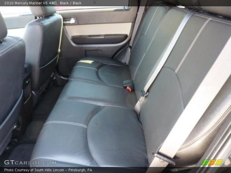 Black / Black 2010 Mercury Mariner V6 4WD