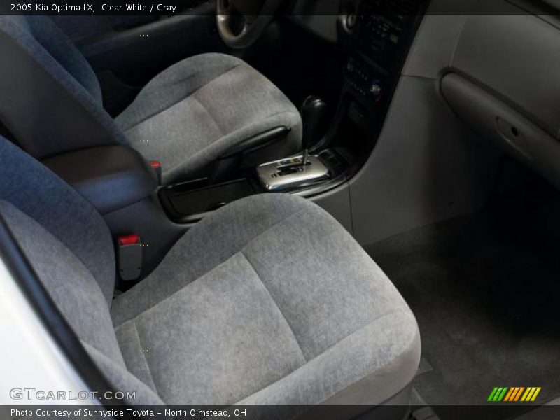 Clear White / Gray 2005 Kia Optima LX