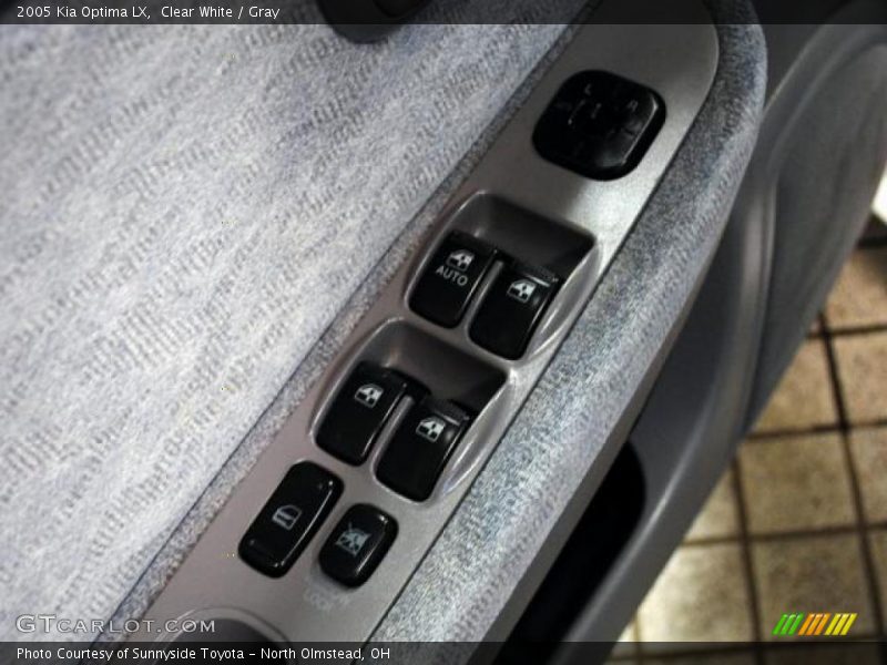 Clear White / Gray 2005 Kia Optima LX