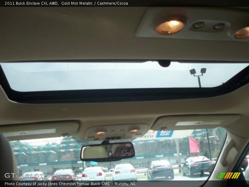 Gold Mist Metallic / Cashmere/Cocoa 2011 Buick Enclave CXL AWD
