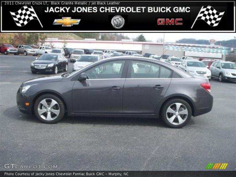 Black Granite Metallic / Jet Black Leather 2011 Chevrolet Cruze LT