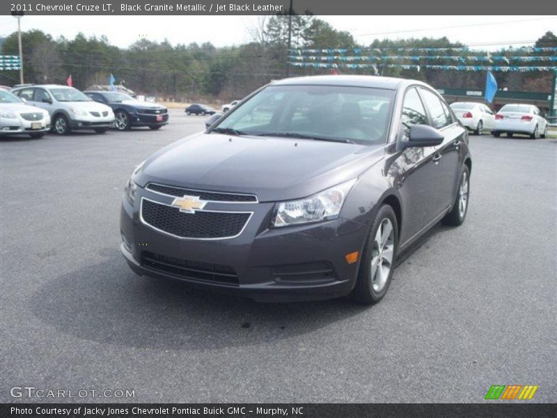 Black Granite Metallic / Jet Black Leather 2011 Chevrolet Cruze LT