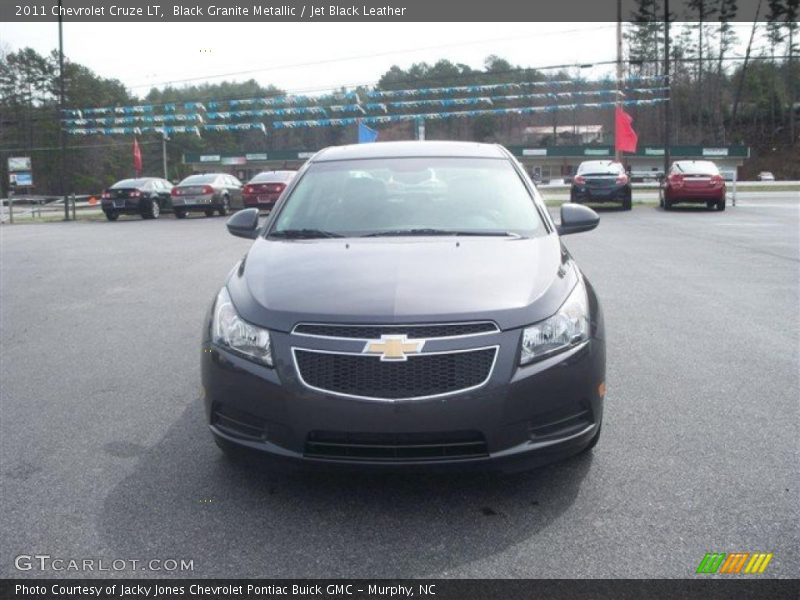Black Granite Metallic / Jet Black Leather 2011 Chevrolet Cruze LT