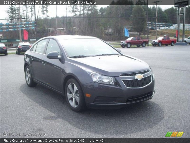Black Granite Metallic / Jet Black Leather 2011 Chevrolet Cruze LT
