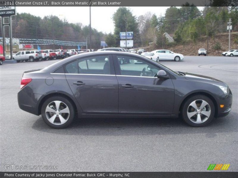 Black Granite Metallic / Jet Black Leather 2011 Chevrolet Cruze LT