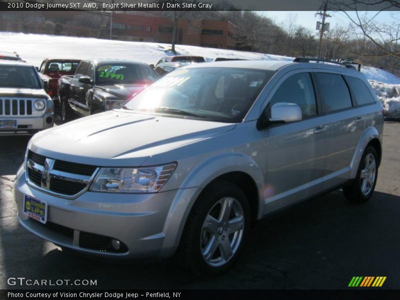 Bright Silver Metallic / Dark Slate Gray 2010 Dodge Journey SXT AWD