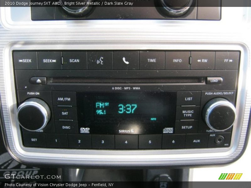 Bright Silver Metallic / Dark Slate Gray 2010 Dodge Journey SXT AWD