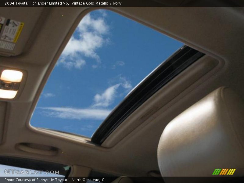 Vintage Gold Metallic / Ivory 2004 Toyota Highlander Limited V6