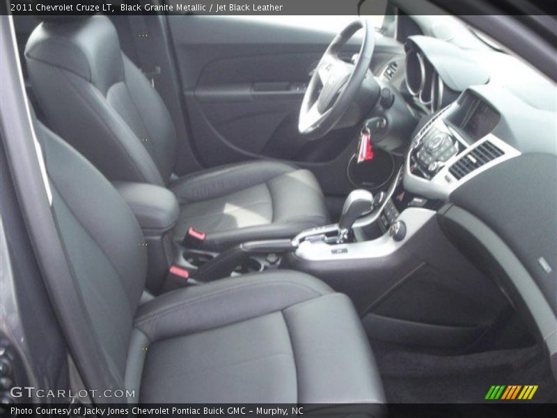 Black Granite Metallic / Jet Black Leather 2011 Chevrolet Cruze LT