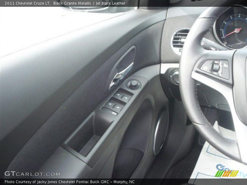 Black Granite Metallic / Jet Black Leather 2011 Chevrolet Cruze LT