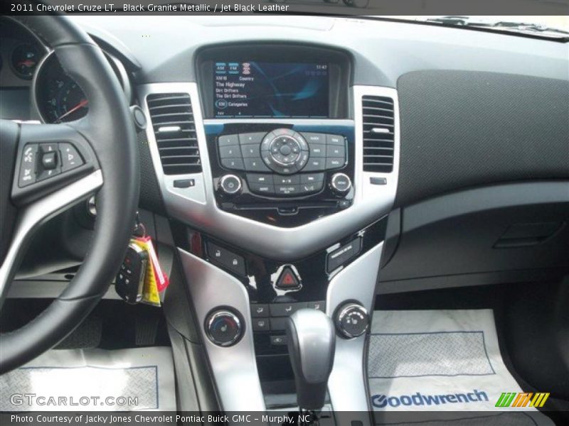 Black Granite Metallic / Jet Black Leather 2011 Chevrolet Cruze LT