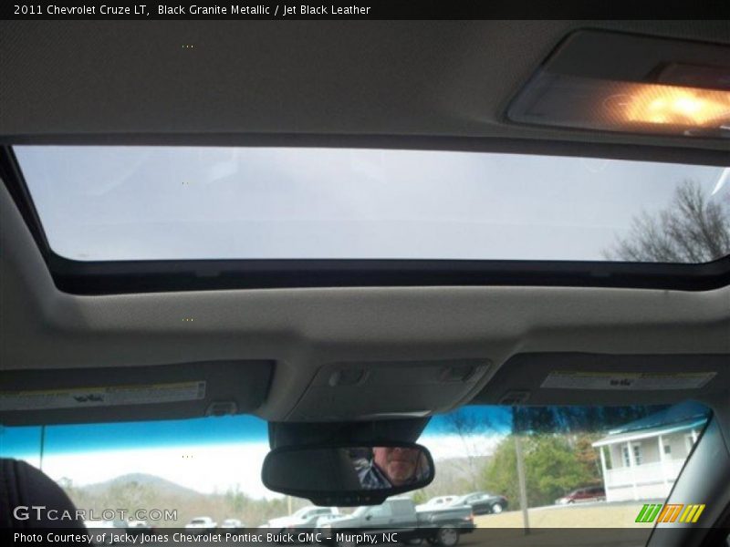 Black Granite Metallic / Jet Black Leather 2011 Chevrolet Cruze LT
