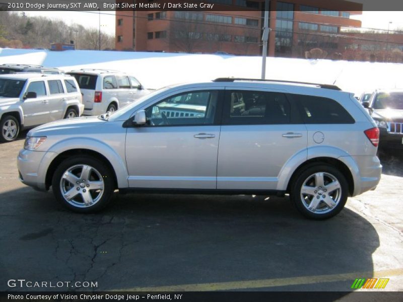 Bright Silver Metallic / Dark Slate Gray 2010 Dodge Journey SXT AWD