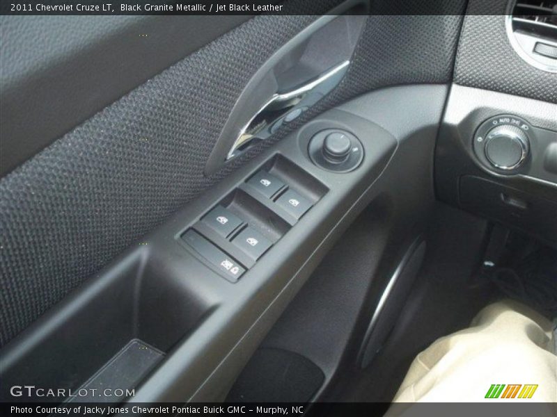 Black Granite Metallic / Jet Black Leather 2011 Chevrolet Cruze LT