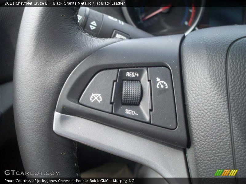 Black Granite Metallic / Jet Black Leather 2011 Chevrolet Cruze LT