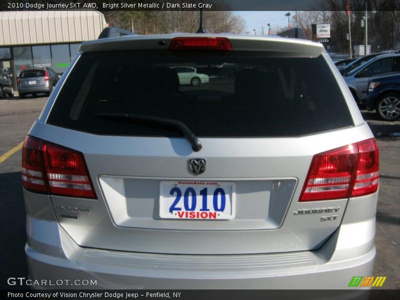 Bright Silver Metallic / Dark Slate Gray 2010 Dodge Journey SXT AWD