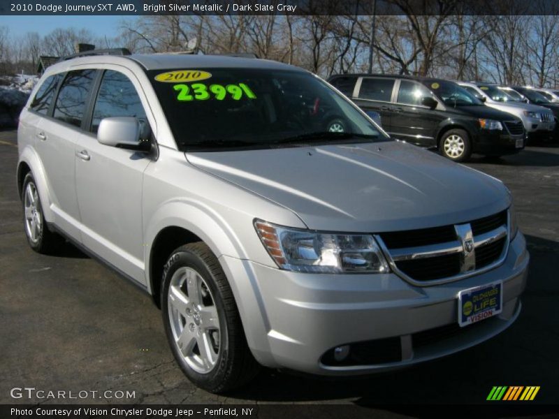 Bright Silver Metallic / Dark Slate Gray 2010 Dodge Journey SXT AWD