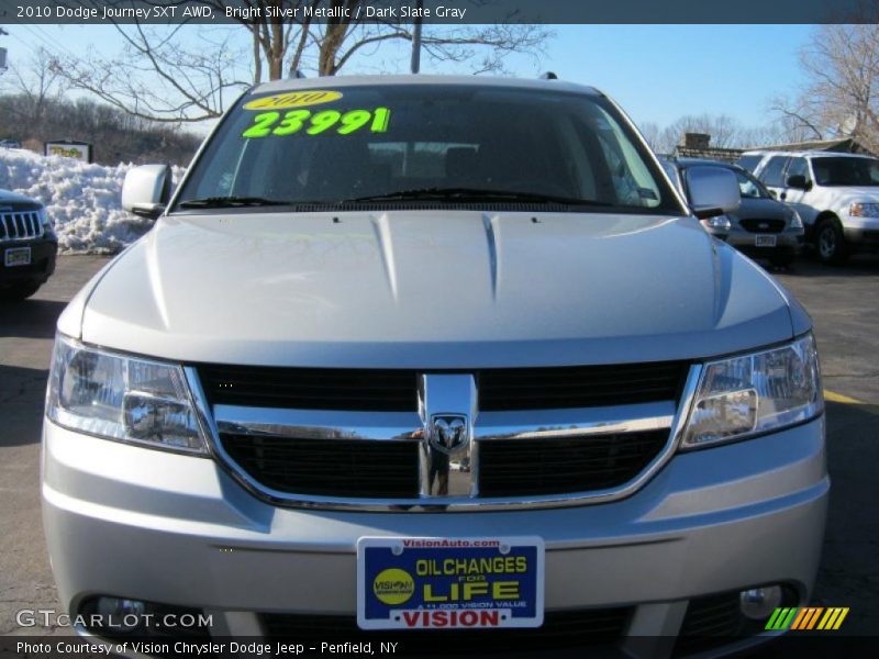 Bright Silver Metallic / Dark Slate Gray 2010 Dodge Journey SXT AWD