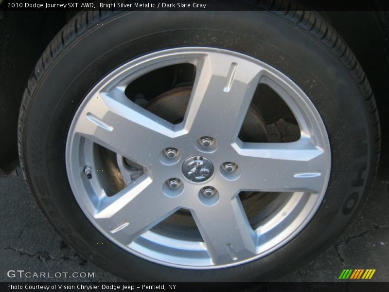 Bright Silver Metallic / Dark Slate Gray 2010 Dodge Journey SXT AWD