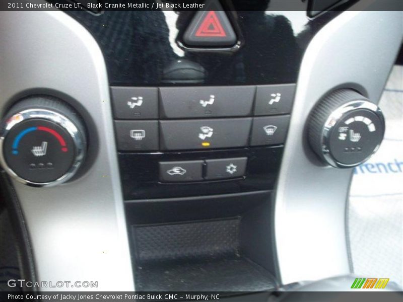 Black Granite Metallic / Jet Black Leather 2011 Chevrolet Cruze LT