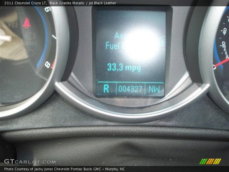 Black Granite Metallic / Jet Black Leather 2011 Chevrolet Cruze LT