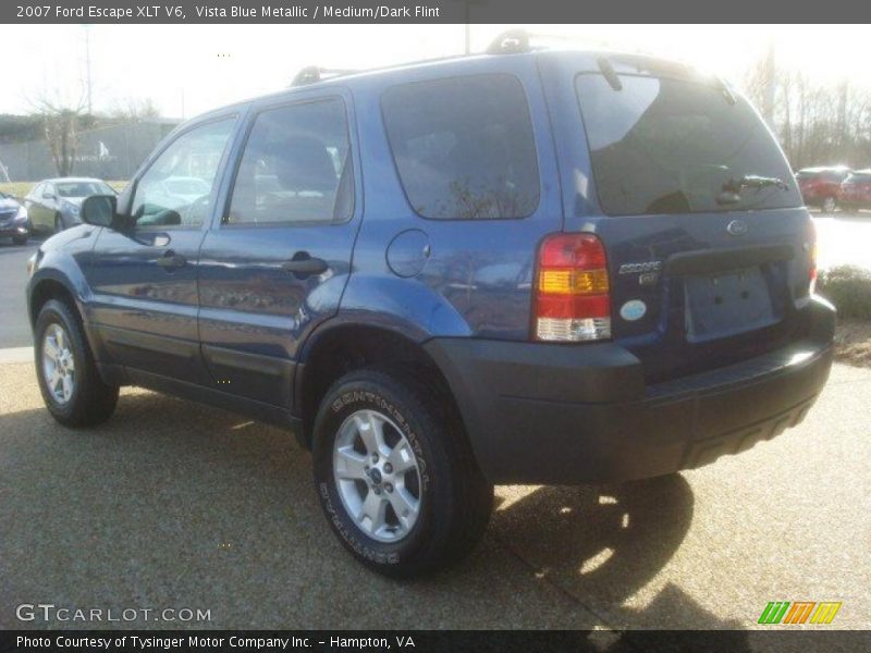 Vista Blue Metallic / Medium/Dark Flint 2007 Ford Escape XLT V6