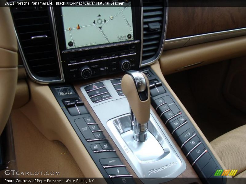 Black / Cognac/Cedar Natural Leather 2011 Porsche Panamera 4
