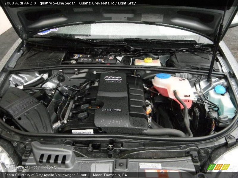  2008 A4 2.0T quattro S-Line Sedan Engine - 2.0 Liter FSI Turbocharged DOHC 16-Valve VVT 4 Cylinder
