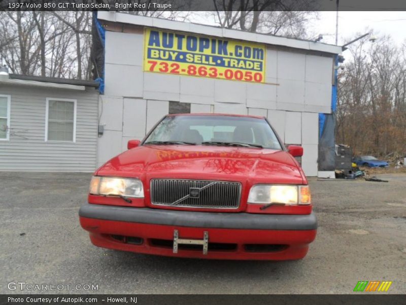 Bright Red / Taupe 1997 Volvo 850 GLT Turbo Sedan