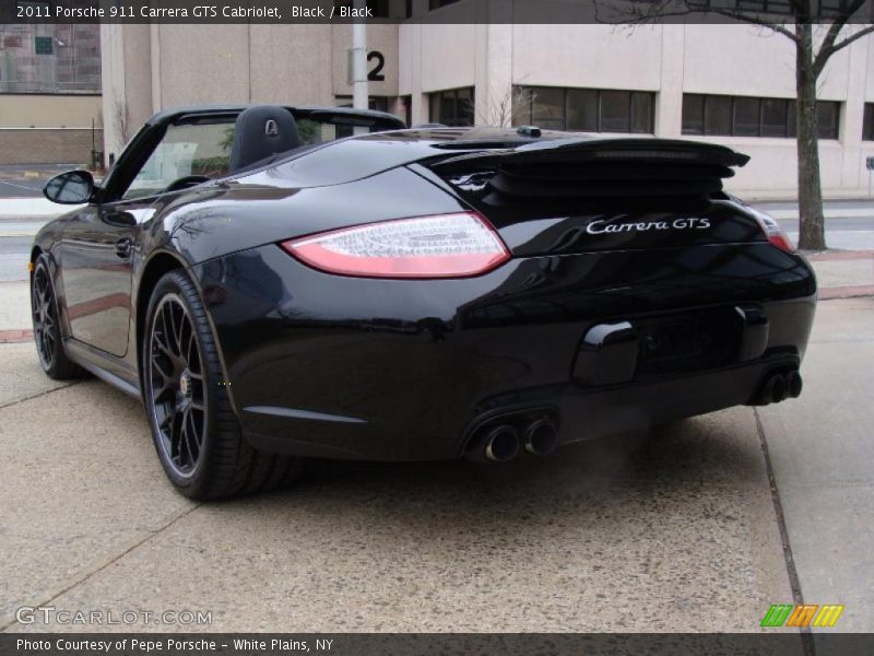 Black / Black 2011 Porsche 911 Carrera GTS Cabriolet