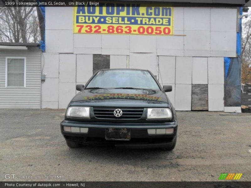 Uni Black / Beige 1999 Volkswagen Jetta GL Sedan