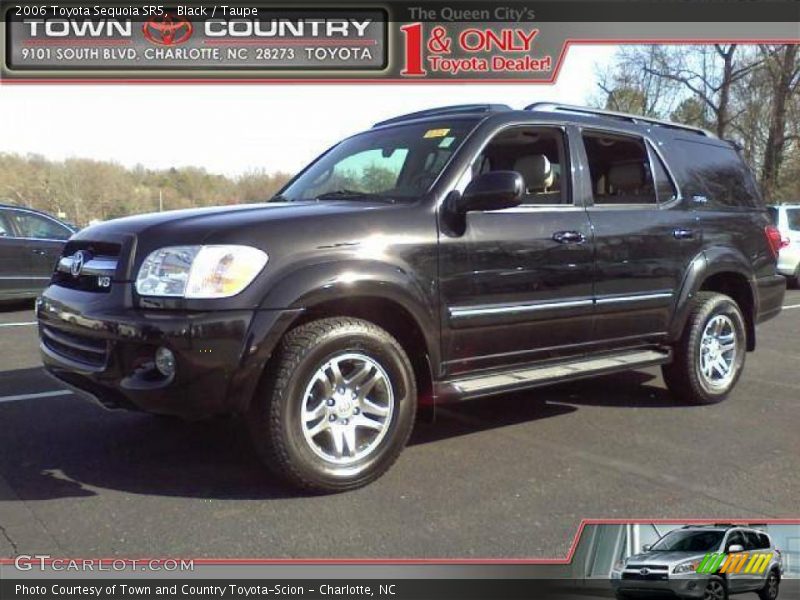 Black / Taupe 2006 Toyota Sequoia SR5