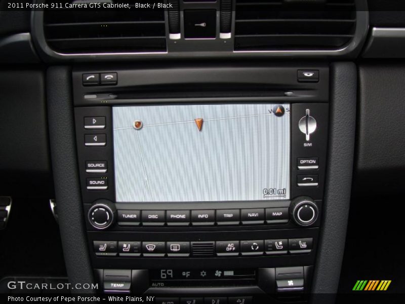 Navigation of 2011 911 Carrera GTS Cabriolet