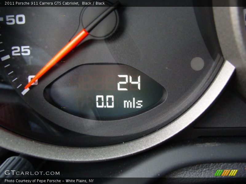 Black / Black 2011 Porsche 911 Carrera GTS Cabriolet