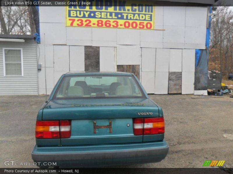 Classic Green / Beige 1994 Volvo 850 GLT Sedan