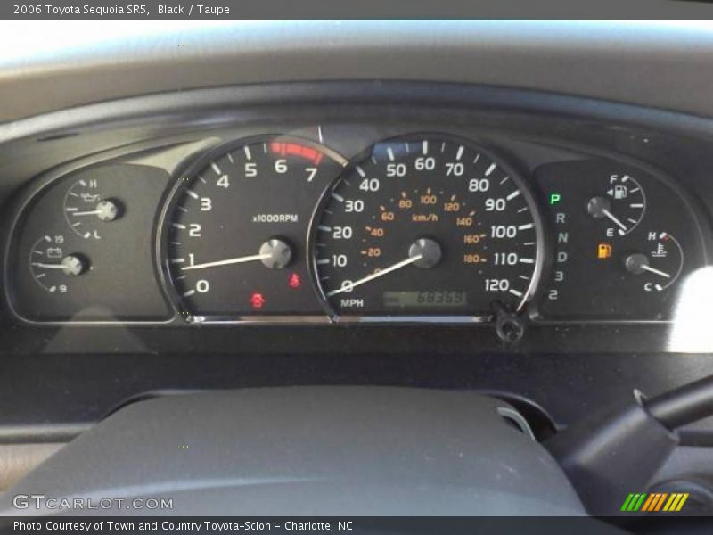 Black / Taupe 2006 Toyota Sequoia SR5