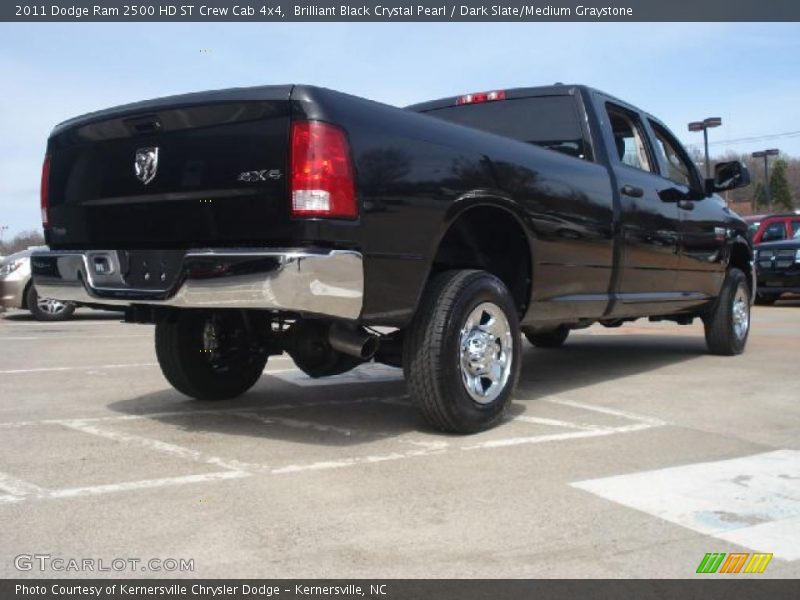 Brilliant Black Crystal Pearl / Dark Slate/Medium Graystone 2011 Dodge Ram 2500 HD ST Crew Cab 4x4