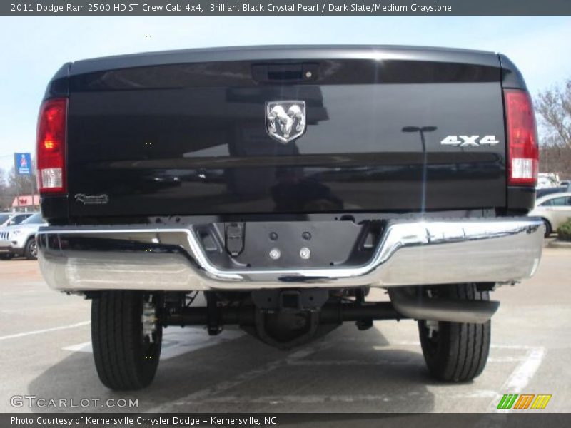 Brilliant Black Crystal Pearl / Dark Slate/Medium Graystone 2011 Dodge Ram 2500 HD ST Crew Cab 4x4