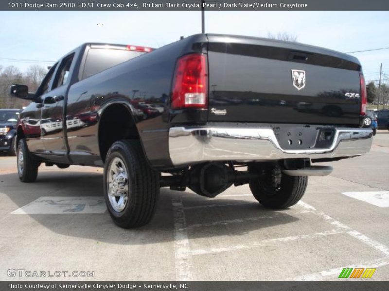 Brilliant Black Crystal Pearl / Dark Slate/Medium Graystone 2011 Dodge Ram 2500 HD ST Crew Cab 4x4