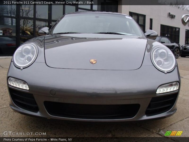 Meteor Grey Metallic / Black 2011 Porsche 911 Carrera S Coupe