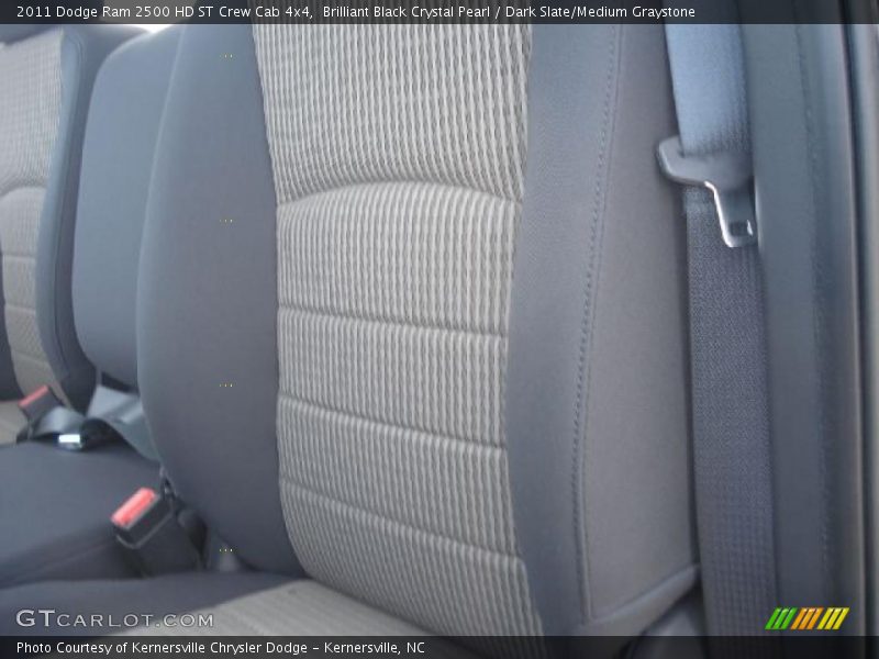 Brilliant Black Crystal Pearl / Dark Slate/Medium Graystone 2011 Dodge Ram 2500 HD ST Crew Cab 4x4