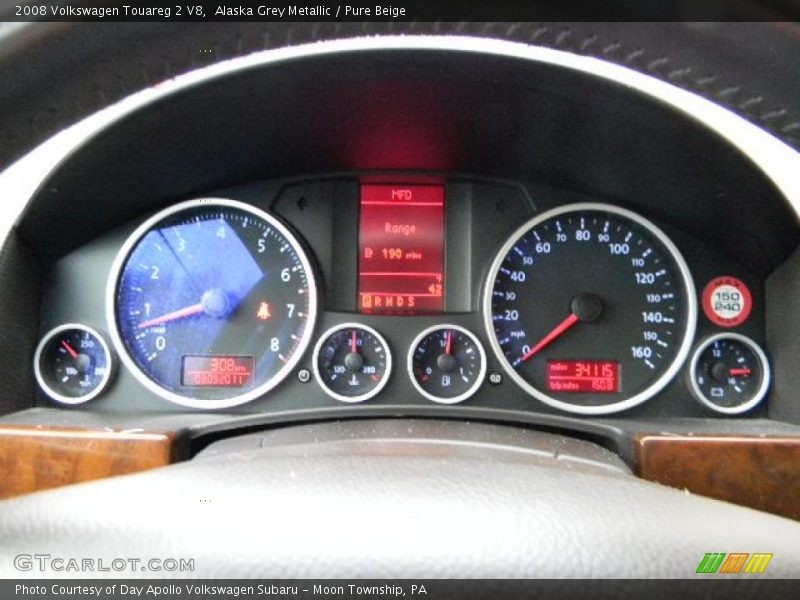  2008 Touareg 2 V8 V8 Gauges
