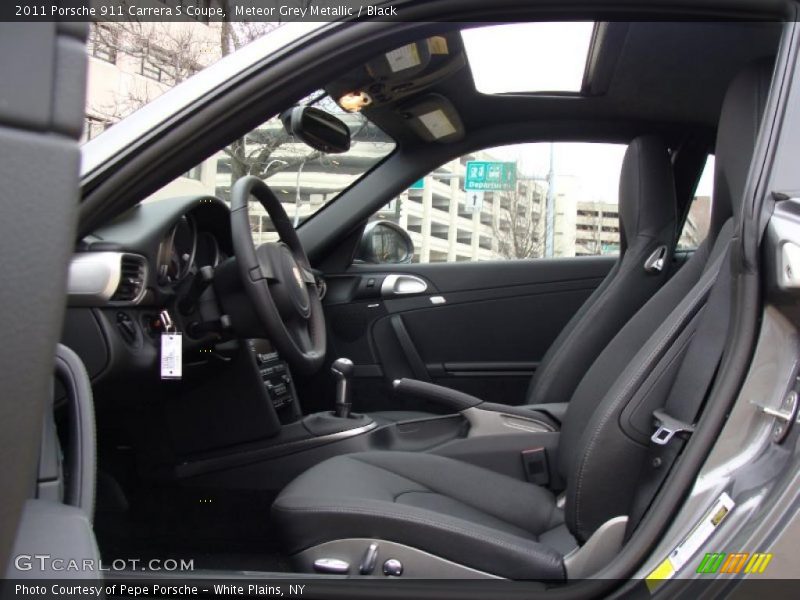 Meteor Grey Metallic / Black 2011 Porsche 911 Carrera S Coupe